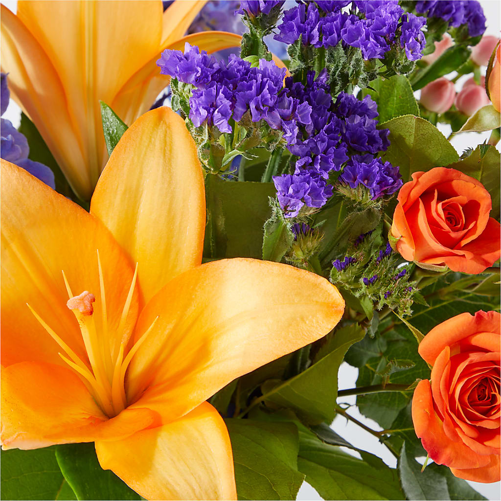 Radiant Citrus Bouquet –  Jazmin Flowers, Chicago IL