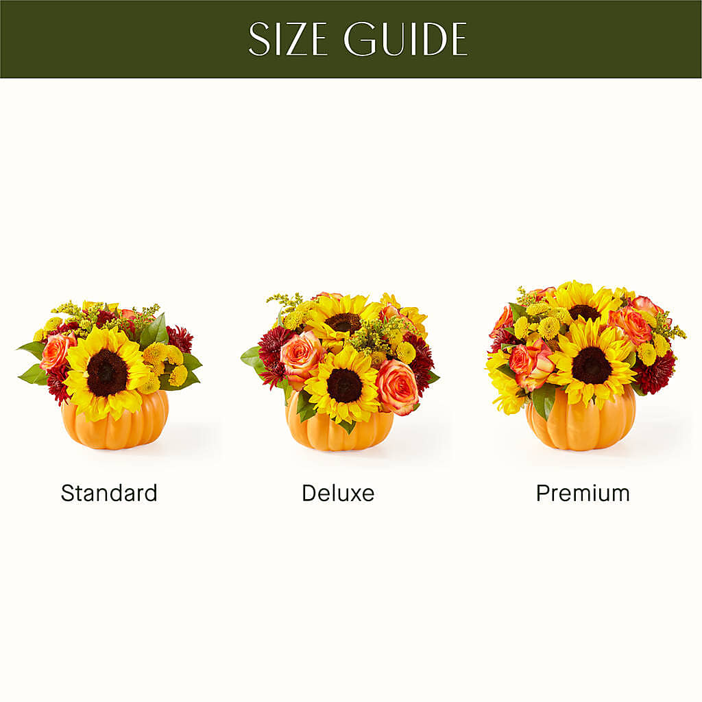 Golden Gourd Pumpkin Bouquet –  Jazmin Flowers, Chicago IL