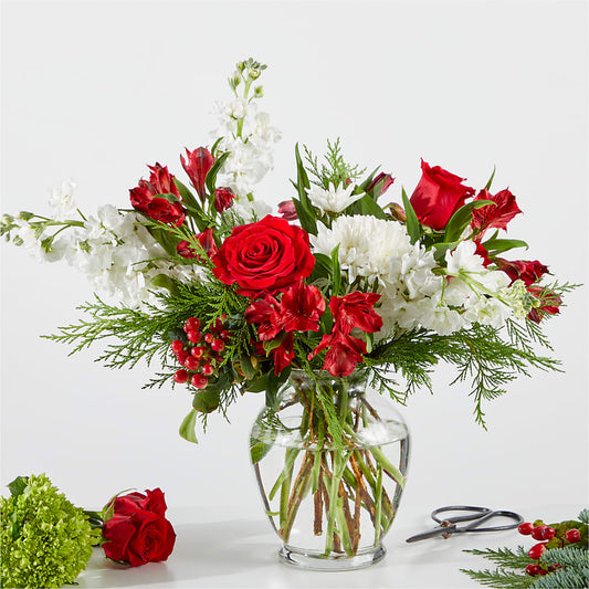 Merry Moment Bouquet – A Florist Original –  Jazmin Flowers, Chicago IL