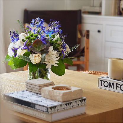 Cerulean Waves Bouquet –  Jazmin Flowers, Chicago IL