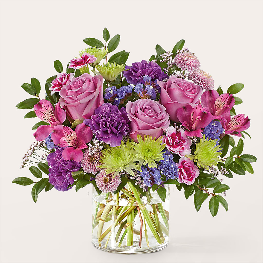 Glass Half Full Bouquet –  Jazmin Flowers, Chicago IL