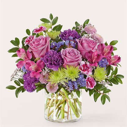 Glass Half Full Bouquet –  Jazmin Flowers, Chicago IL