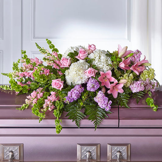 Life's Gratitude Casket Spray –  Jazmin Flowers, Chicago IL
