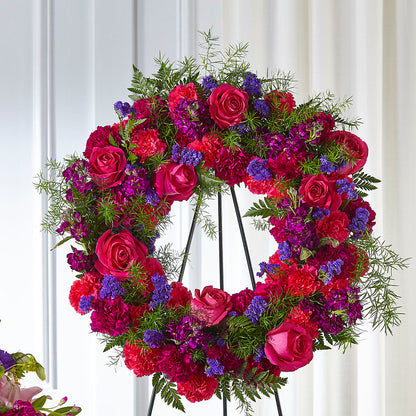 Calming Colors Wreath –  Jazmin Flowers, Chicago IL