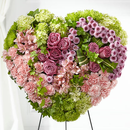 Heartwarming Standing Heart –  Jazmin Flowers, Chicago IL