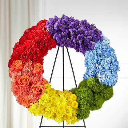 Circle of Love Wreath –  Jazmin Flowers, Chicago IL