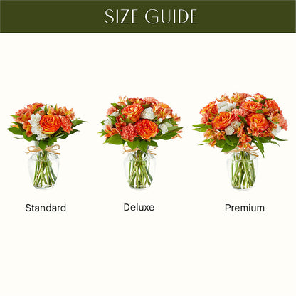 Apricot Glow Bouquet –  Jazmin Flowers, Chicago IL
