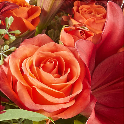 Crimson Leaves Bouquet –  Jazmin Flowers, Chicago IL