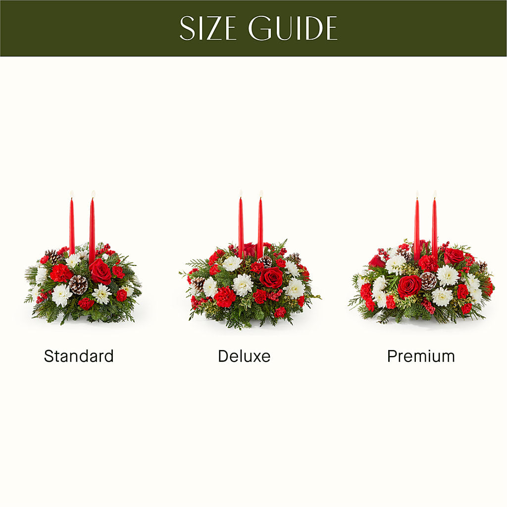 Holiday Soiree Centerpiece –  Jazmin Flowers, Chicago IL