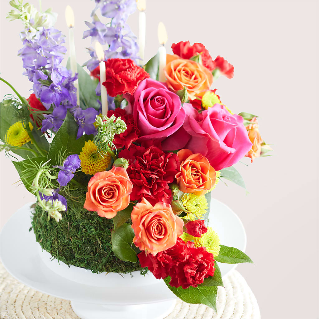Best Year Yet Floral Cake –  Jazmin Flowers, Chicago IL