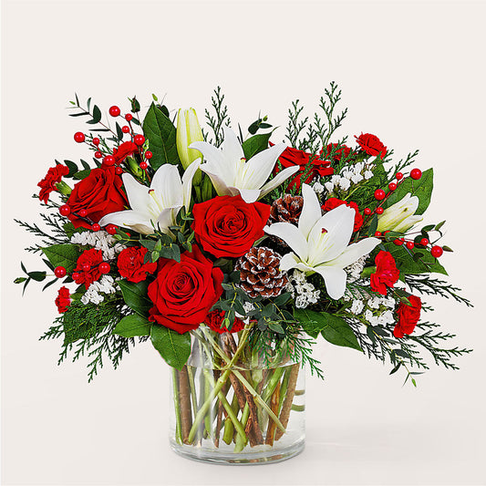 Best in Snow Bouquet –  Jazmin Flowers, Chicago IL