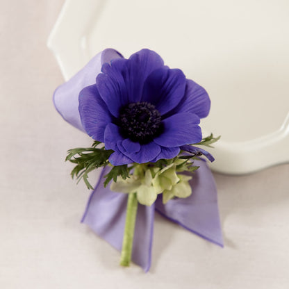 Purple Passion Boutonniere –  Jazmin Flowers, Chicago IL